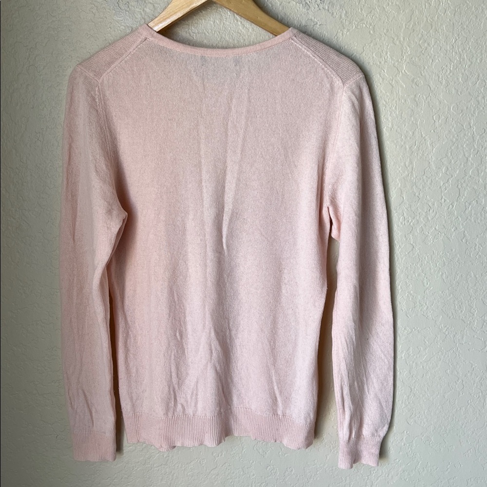 Light pink cashmere sweater - Picture 8 of 9